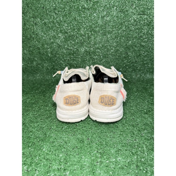 Hey Dude Wendy Womens Size 10 Natural Salt Casual Slip On Comfort Loafers Shoes - Picture 7 of 9